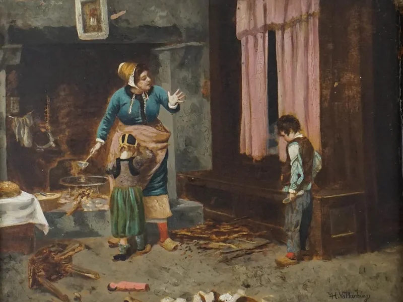 1826-Hendrik Valkenburg - Vaso rotto